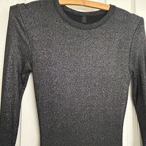 SKIMS Shimmering Long Sleeve Maxi Dress